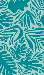Cutout Leaf - Pool Tonal