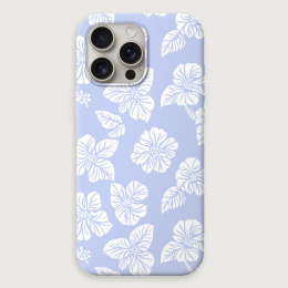 Tropical Floral 5 - Light Blue White