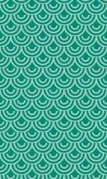 Classic Seigaiha - Jade Tonal Rev