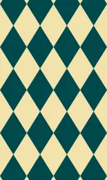 Classic Harlequin - Teal Contrast