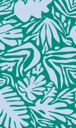 Cutout Leaf - Jade Contrast Rev
