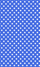 Stars Pattern - Blue White