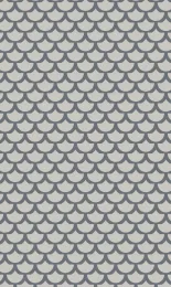 Classic Scallop - Slate Tonal Small