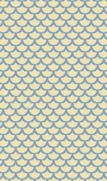 Classic Scallop - Sky Contrast Small