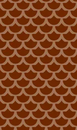 Classic Scallop - Chocolate Tonal Rev