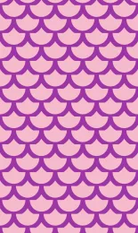 Classic Scallop - Orchid Contrast