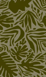 Cutout Leaf - Moss Tonal