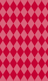 Classic Harlequin - Poppy Tonal Small