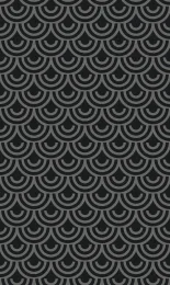 Classic Seigaiha - Onyx Tonal Rev