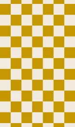 Classic Checkerboard - Sunshine Cream
