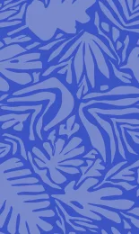 Cutout Leaf - Violet Tonal Rev