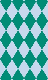 Classic Harlequin - Jade Contrast