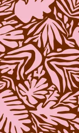 Cutout Leaf - Chocolate Contrast Rev