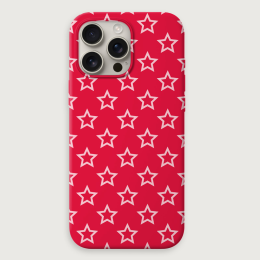 Stars Pattern Big - Red Light