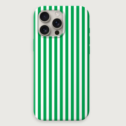 Vertical Lines - Green White