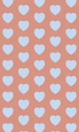Hearts - Apricot Contrast Rev