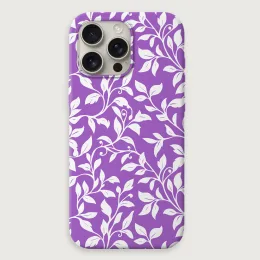 Ivy - White On Light Purple