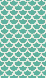 Classic Scallop - Seafoam Cream Rev