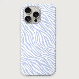 Zebra Stripes - Light Blue White