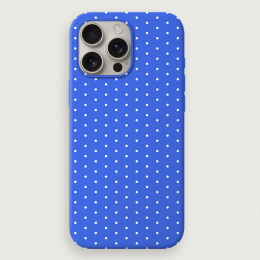 Polka Dots Small - Blue White