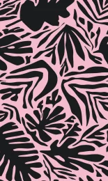 Cutout Leaf - Onyx Contrast