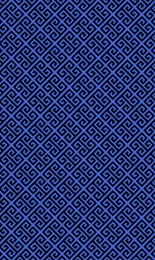 Greek Key - Blue Black