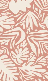 Cutout Leaf - Apricot Cream Rev
