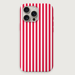 Vertical Lines - Red White