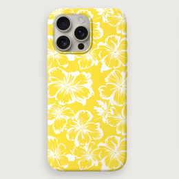 Tropical Floral 6 - Yellow White