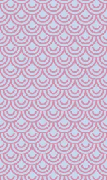 Classic Seigaiha - Blush Contrast