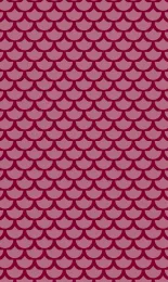 Classic Scallop - Oxblood Tonal Small