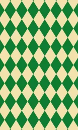 Classic Harlequin - Emerald Contrast Small