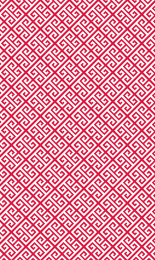 Greek Key - Red White