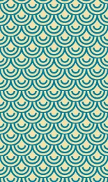 Classic Seigaiha - Azure Contrast