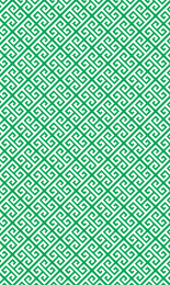 Greek Key - Green White