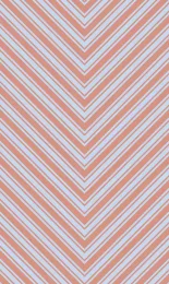 Chevron Three - Apricot Contrast Small
