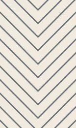 Chevron Fine - Slate Cream