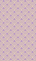 Classic Seigaiha - Lilac Contrast Rev
