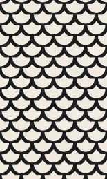 Classic Scallop - Onyx Cream