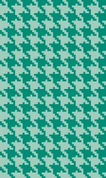 Classic Houndstooth - Jade Tonal