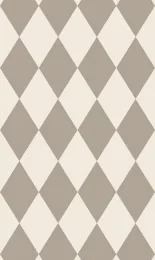 Classic Harlequin - Stone Cream