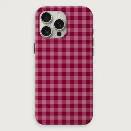 Gingham - Oxblood Tonal Rev