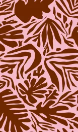 Cutout Leaf - Chocolate Contrast