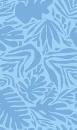 Leafy Solids - Blue