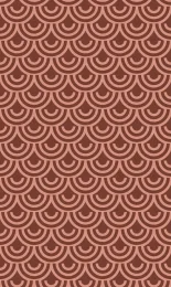Classic Seigaiha - Apricot Tonal Rev