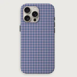 Gingham - Navy Contrast Small