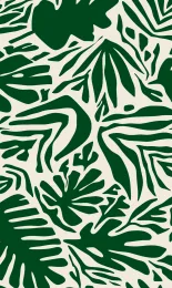 Cutout Leaf - Forest Cream