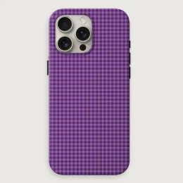 Gingham - Plum Tonal Rev Small