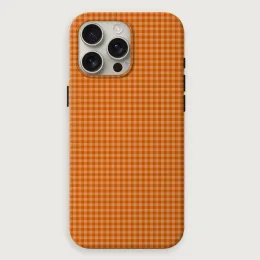 Gingham - Tangerine Tonal Rev Small