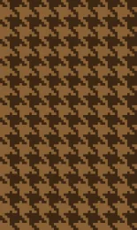 Classic Houndstooth - Cognac Tonal